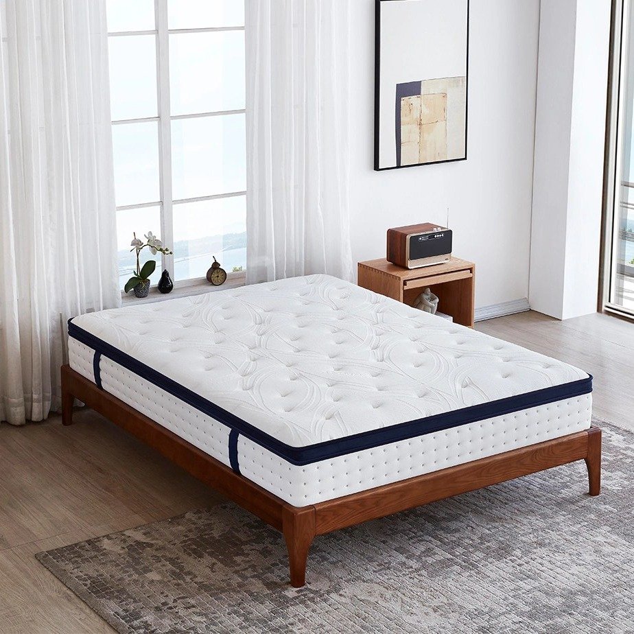 Five Star Hotel Bedroom High Quality Pocket Spring Memory Foam Bed Mattress Bedroom Furniture