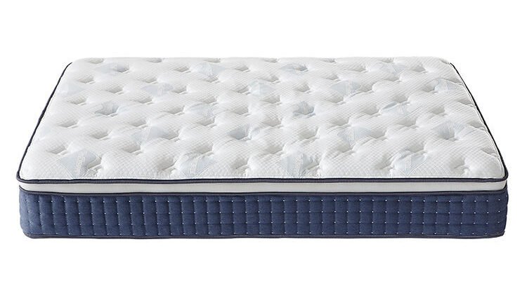Cool fabric Mattress North America Luxury Queen King thicken 12 inch Pocket Coil Latex Spring Memory Foam comfortable Mattress